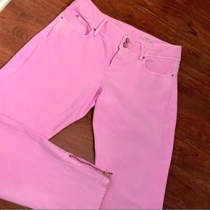 Lilly Pulitzer Worth Skinny Mini Zip Jeans